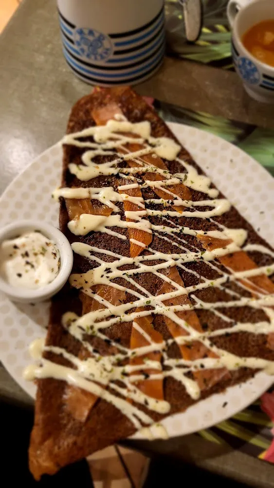 Galette Blé Noir Truite Fumée Et Aïoli